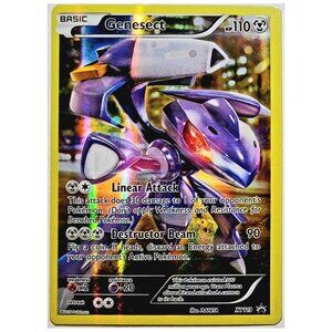 POKEMON GENESECT XY119 FULL ART HOLO RARE BLACK STAR PROMO MYTHICAL 2016